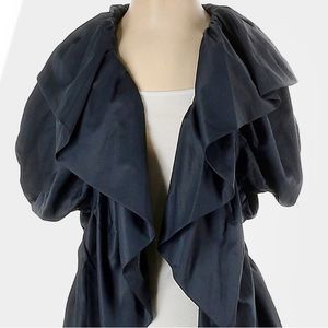 Gracia Ruffled Tie-front Top Small